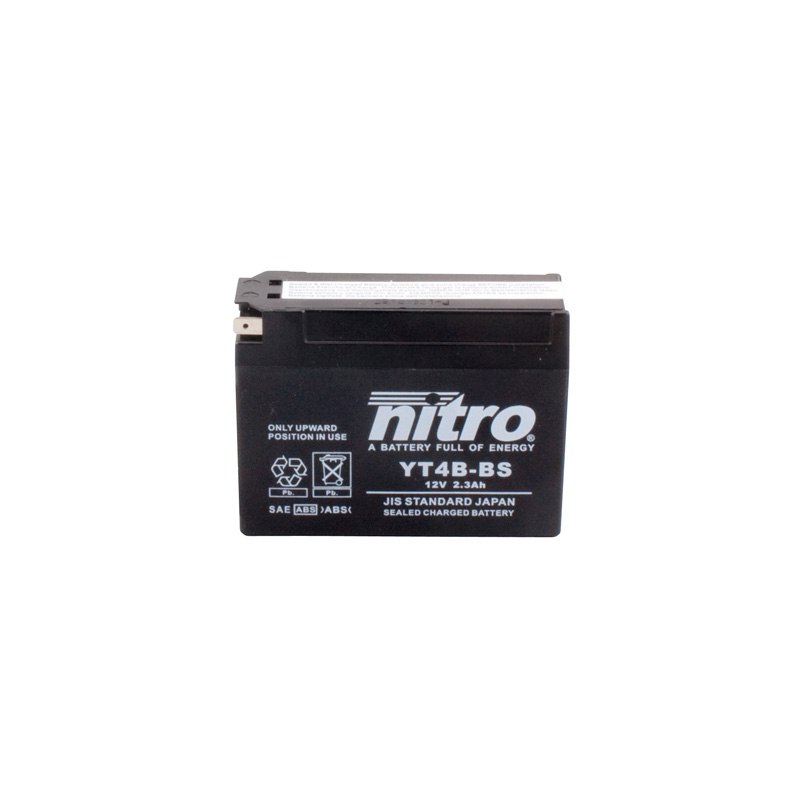 Batterie Nitro Yt4b-bs Agm Ferme Type Acide Sans Entretien