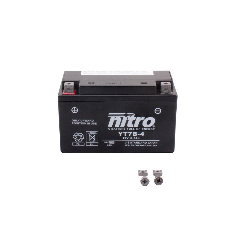 Image of Batterie Nitro NT7B-4 SLA/YT7B-4 AGM ferme Type Acide Sans entretien