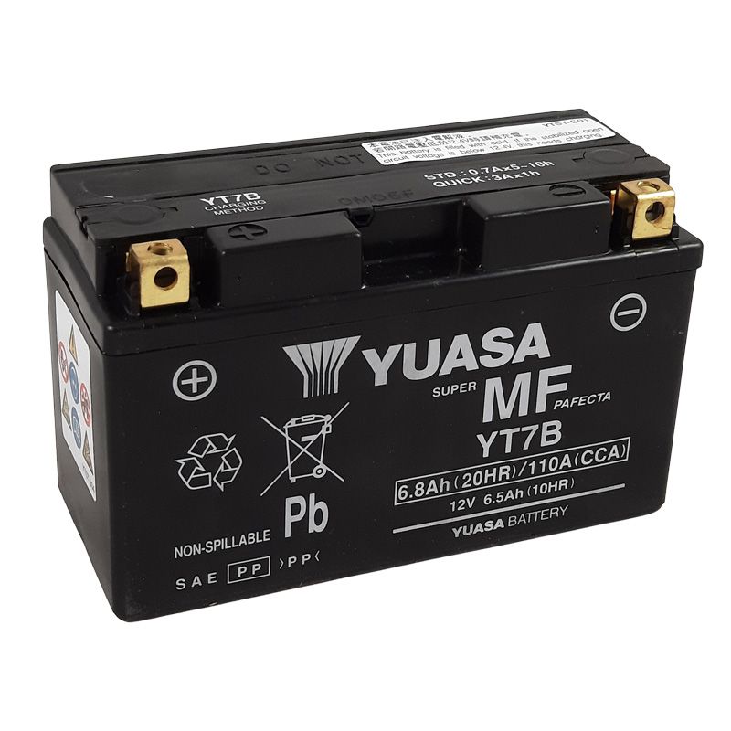 Image of Batterie Yuasa YT7B -Y- ferme Type Acide Sans entretien