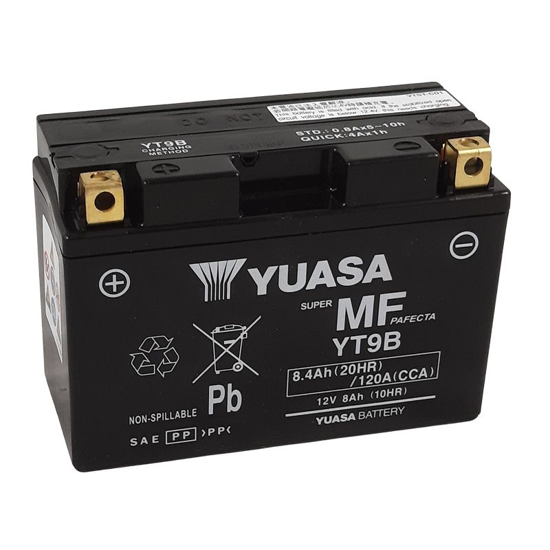 Image of Batterie Yuasa YT9B -Y- FERME TYPE ACIDE SANS ENTRETIEN