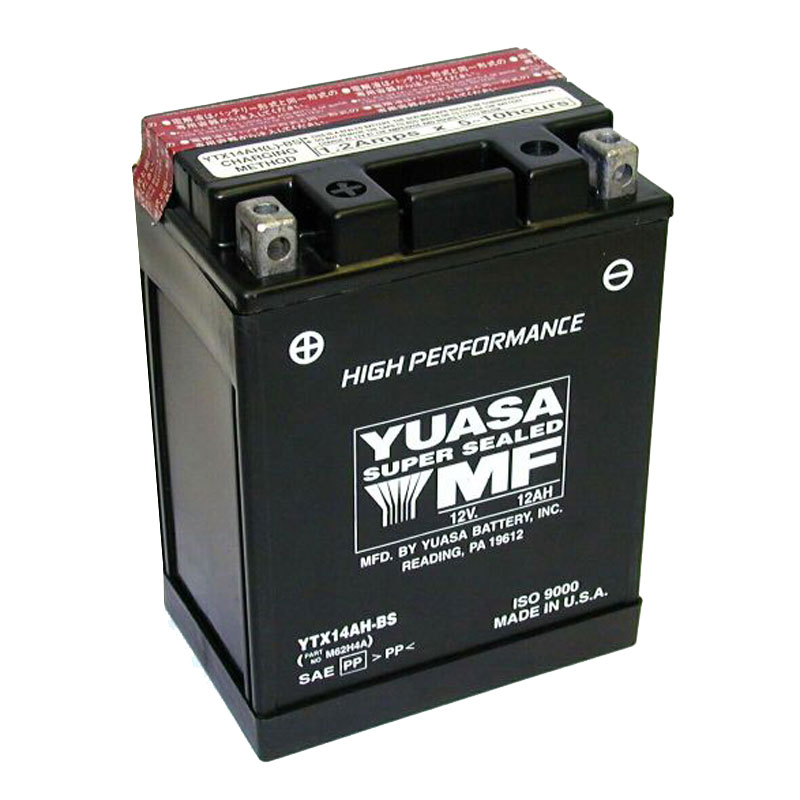 Batterie Yuasa Ytx14ah-bs Agm Ouvert Avec Pack Acide H Type Acide