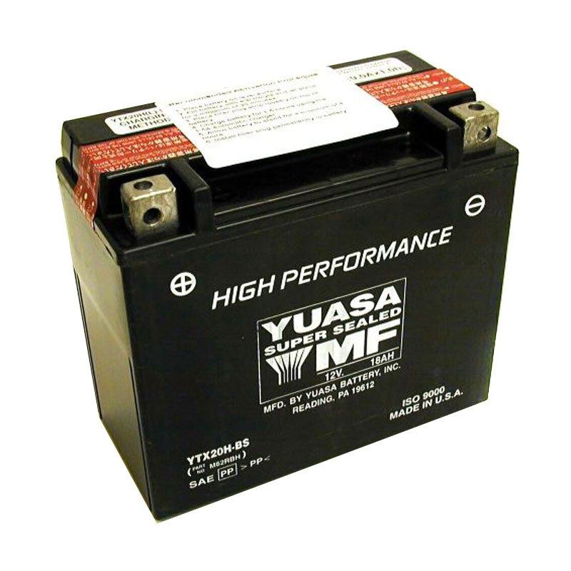 Batterie Yuasa Ytx20h-bs Agm Ouvert Avec Pack Acide Hp Type Acide