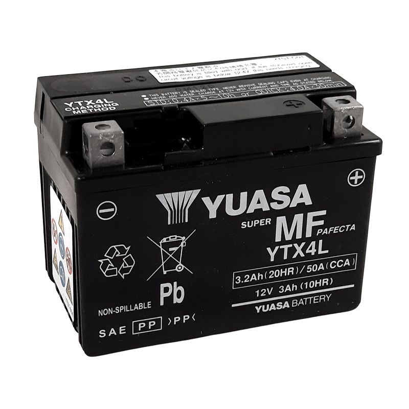 Image of Batterie Yuasa YTX4L-Y- ferme Type Acide Sans entretien