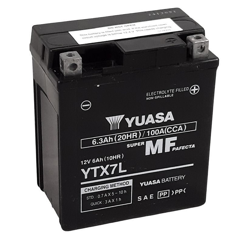 Image of Batterie Yuasa YTX7L -Y- ferme Type Acide Sans entretien