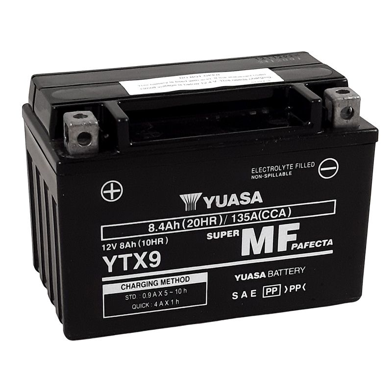 Image of Batterie Yuasa YTX9 -Y- FERME TYPE ACIDE SANS ENTRETIEN