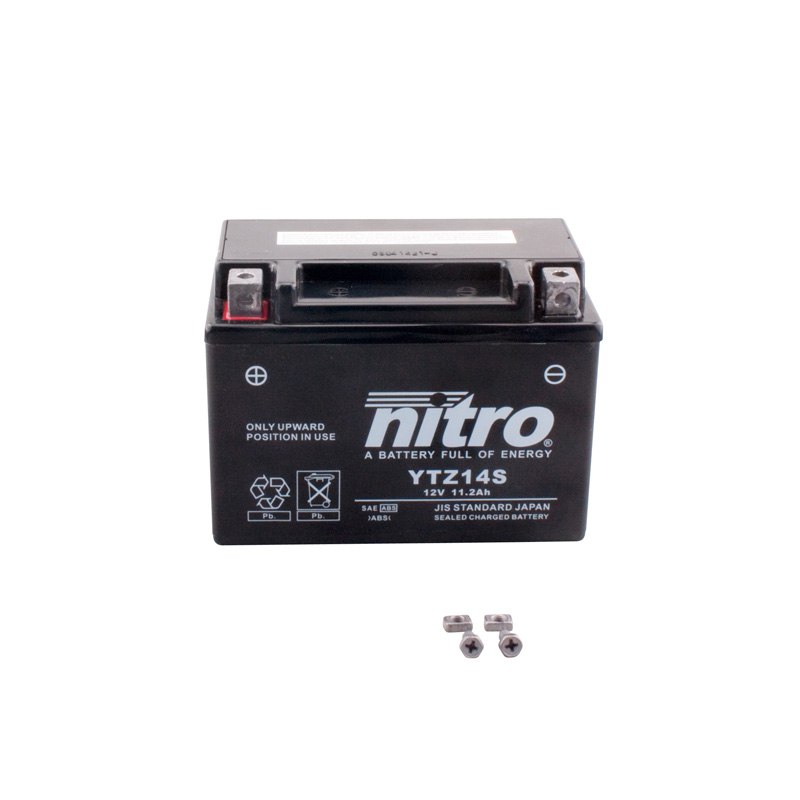 Image of Batterie Nitro YTZ14S SLA FERME TYPE ACIDE SANS ENTRETIEN/PRÊTE À L'EMPLOI