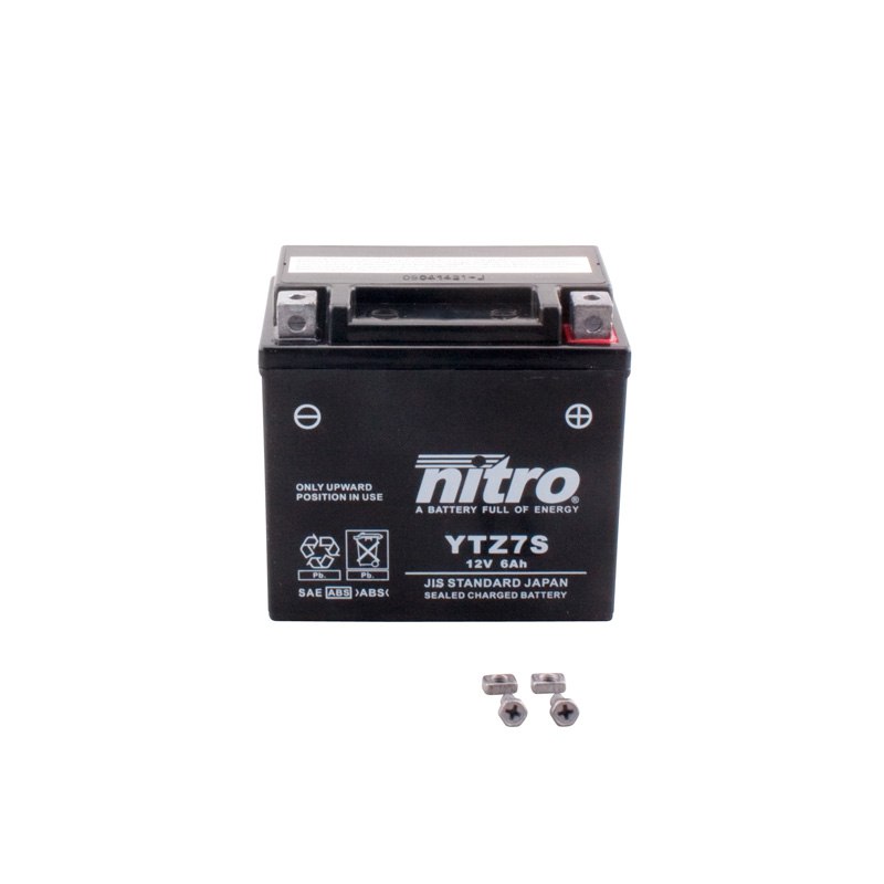 Image of Batterie Nitro YTZ7S-SLA FERME TYPE ACIDE SANS ENTRETIEN/PRÊTE À L'EMPLOI