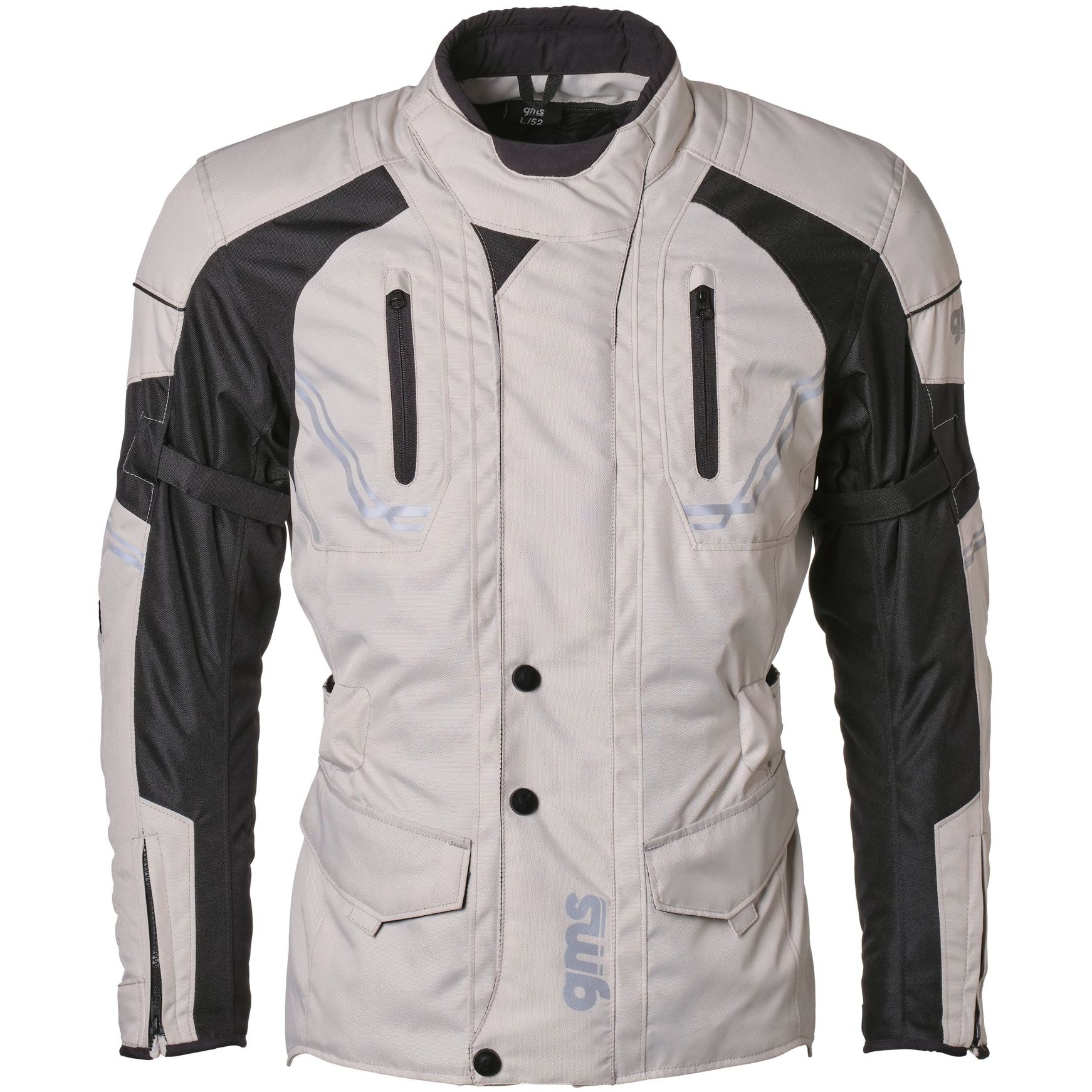 GMS Veste Moto GMS TAYLOR WATERPROOF LADY — beige et noir